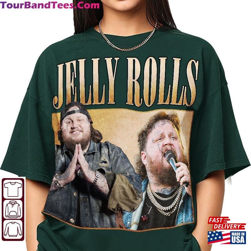 Jelly Roll 90S Vintage Shirt Bootleg Tee Unisex Classic 29Uf152207 – Utopia Fashion