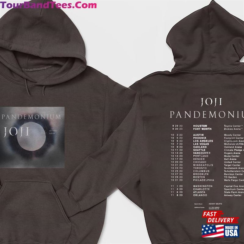 Joji Pandemonium Tour Shirt Concert Hoodie Sweatshirt 29Uf164102 – Utopia Fashion