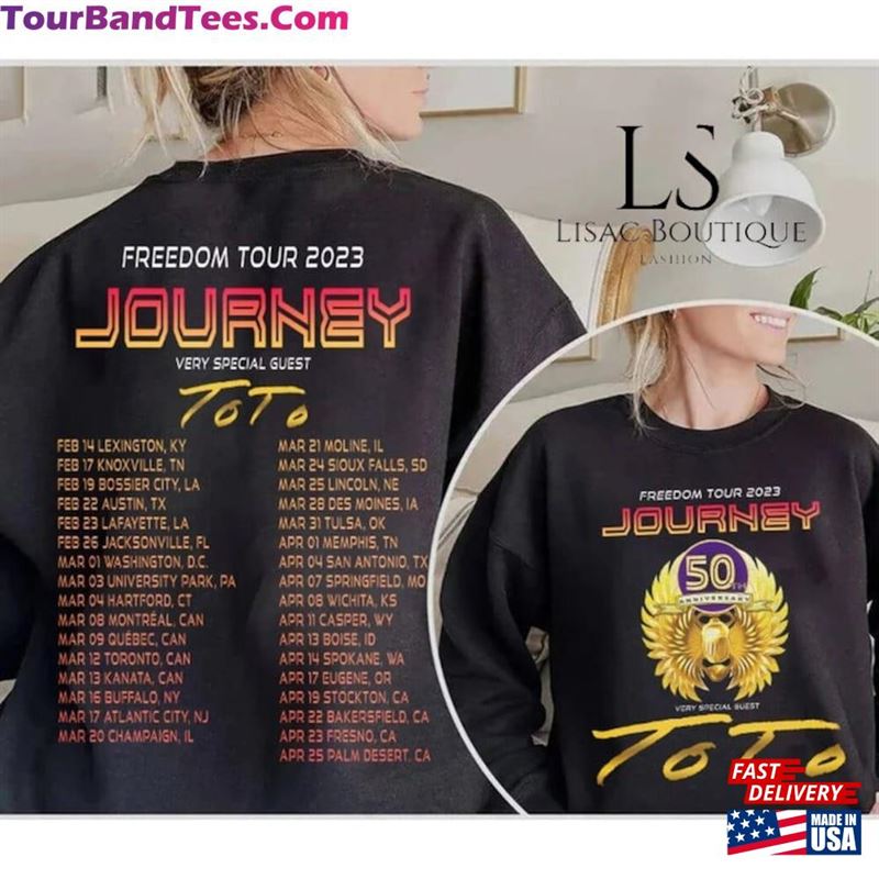 Journey Freedom Tour Sides Shirt Concert Tee Hoodie Unisex 29Uf142161 – Utopia Fashion