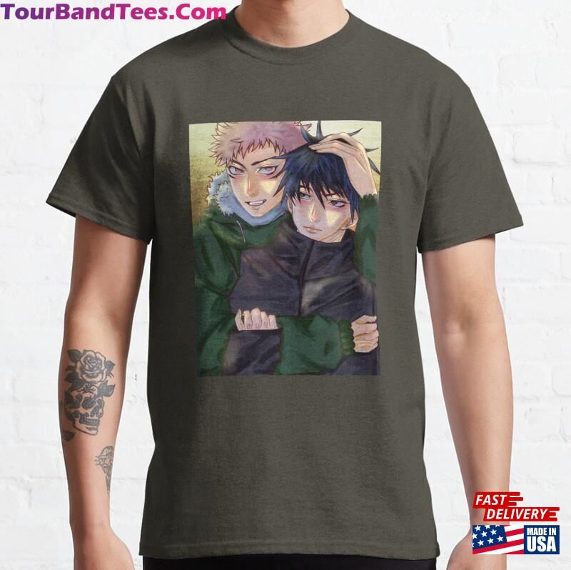 Jujutsu Kaisen Anime Itadori Yuuji Fushiguro Megumi Classic T-Shirt Sweatshirt Hoodie 29Uf163959 – Utopia Fashion