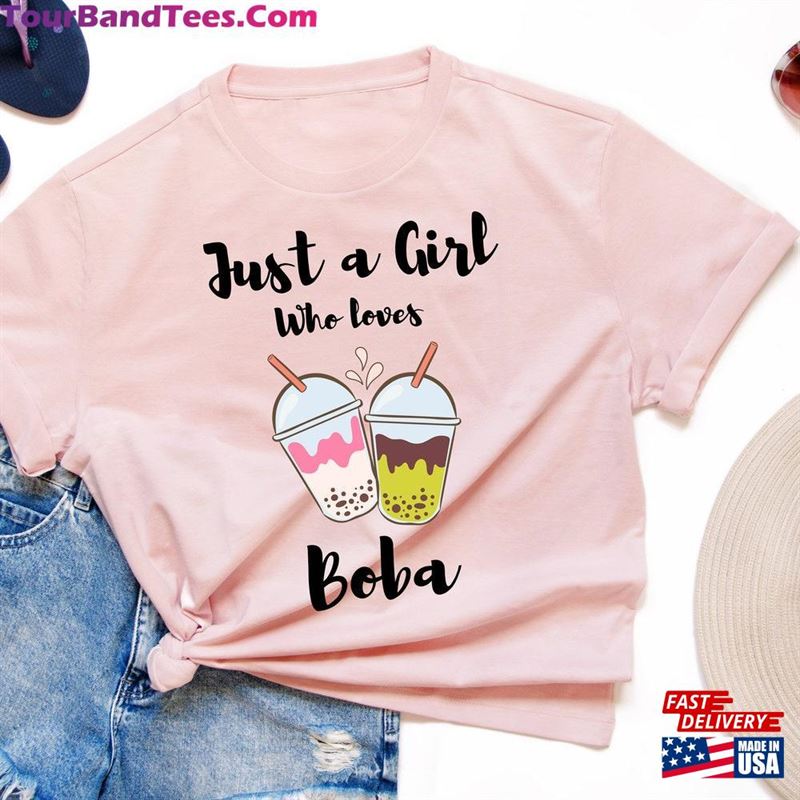 Just A Girl Who Loves Boba Tea Gift For Women And Girls Kawaii Foodie Hoodie Classic 29Uf163802 – Utopia Fashion