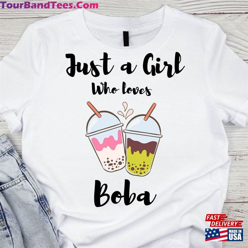 Just A Girl Who Loves Boba Tea Gift For Women And Girls Kawaii Foodie Hoodie Classic 29Uf163802 – Utopia Fashion