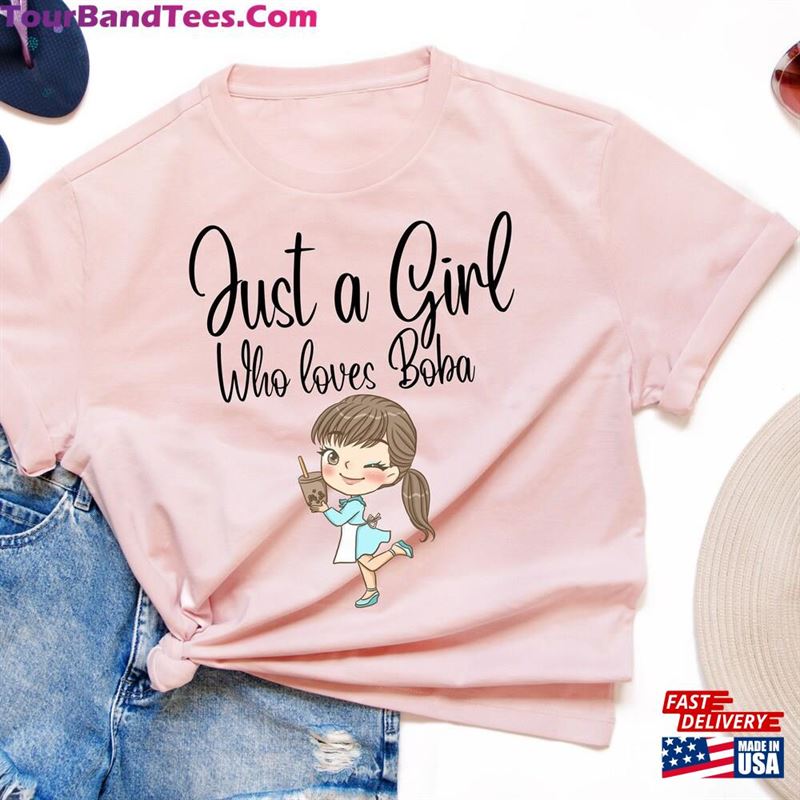 Just A Girl Who Loves Boba Tea Gift For Women And Girls Kawaii Foodie Unisex Hoodie 29Uf163814 – Utopia Fashion