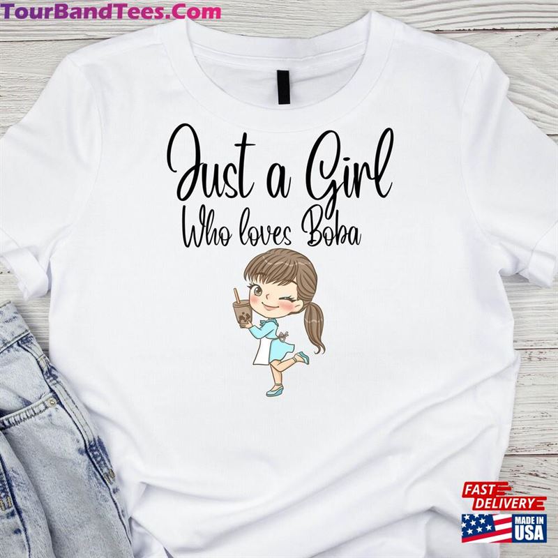 Just A Girl Who Loves Boba Tea Gift For Women And Girls Kawaii Foodie Unisex Hoodie 29Uf163814 – Utopia Fashion