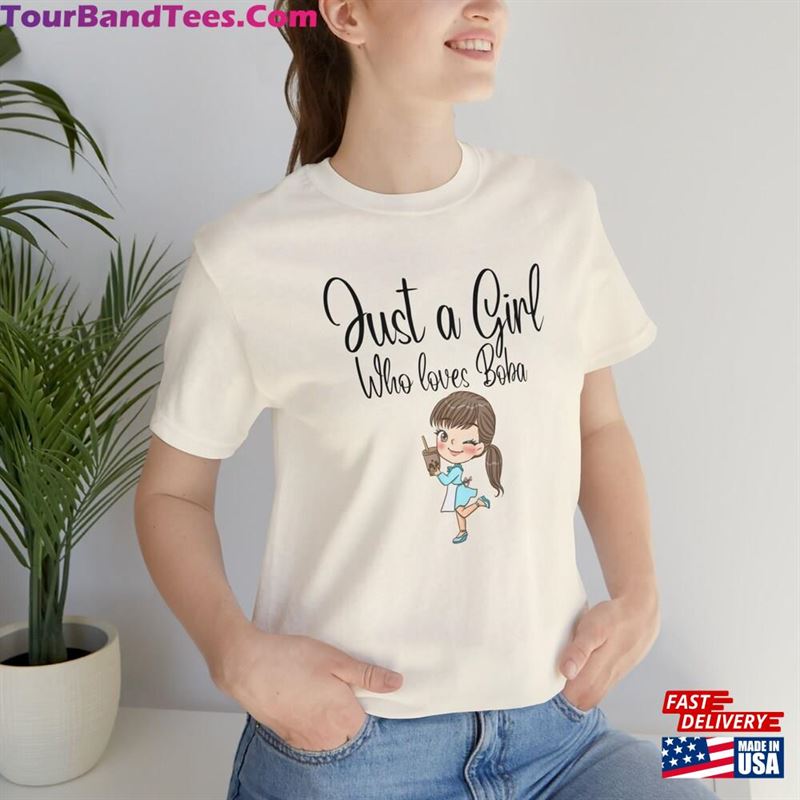 Just A Girl Who Loves Boba Tea Gift For Women And Girls Kawaii Foodie Unisex Hoodie 29Uf163814 – Utopia Fashion