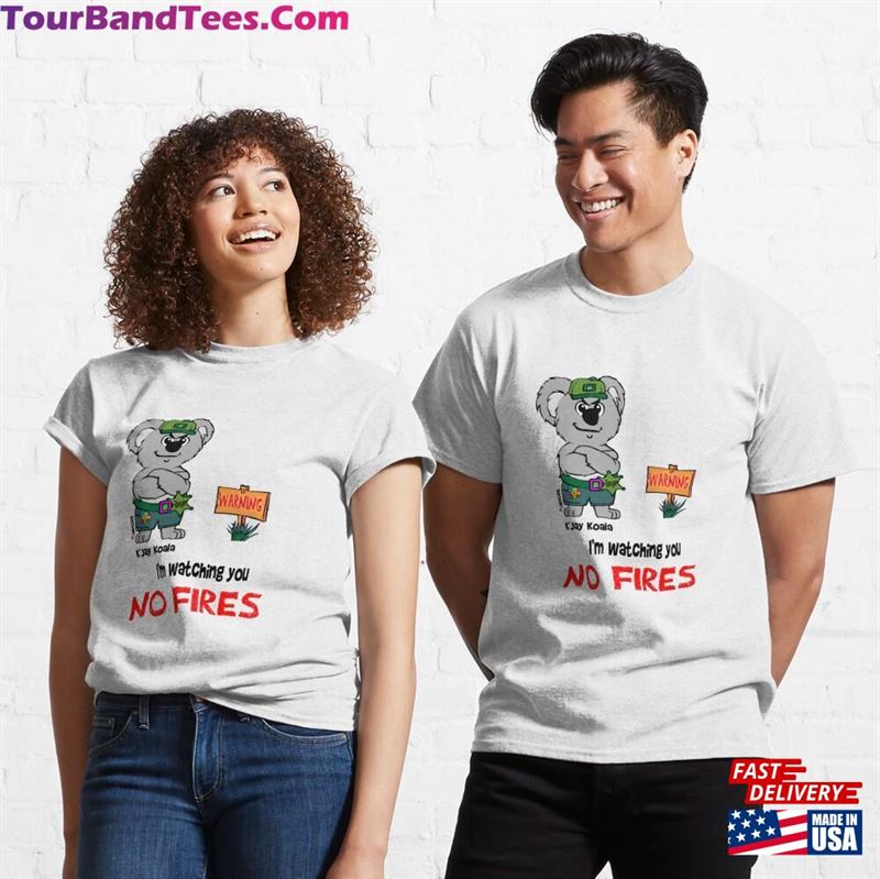 K’Jay The Koala No Fires Forest Classic T-Shirt Unisex 29Uf164134 – Utopia Fashion