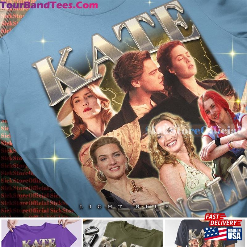 Kate Winslet Vintage Shirt Actress Homage T-Shirt Merch Hoodie Classic 29Uf147459 – Utopia Fashion