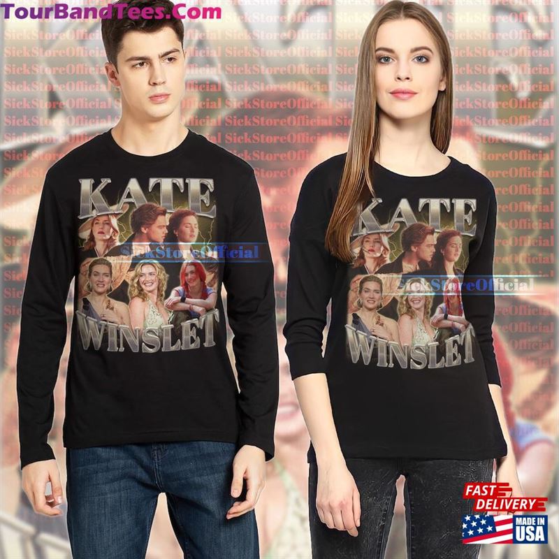 Kate Winslet Vintage Shirt Actress Homage T-Shirt Merch Hoodie Classic 29Uf147459 – Utopia Fashion