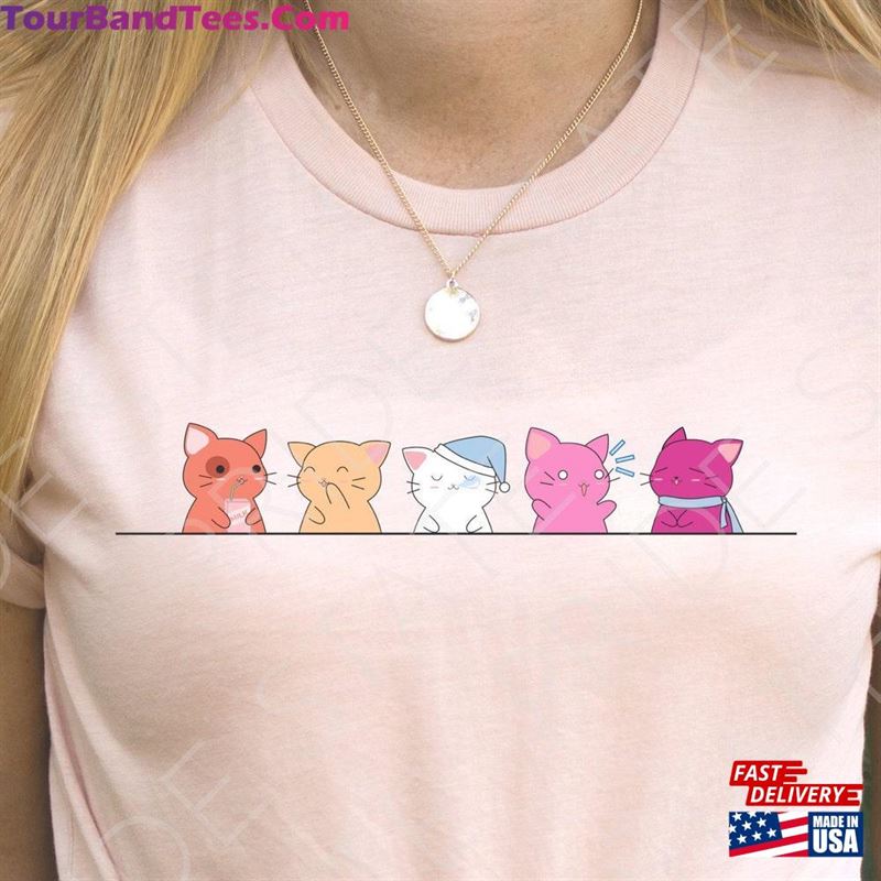 Kawaii Cats Lesbian Pride Shirt Classic T-Shirt 29Uf147159 – Utopia Fashion