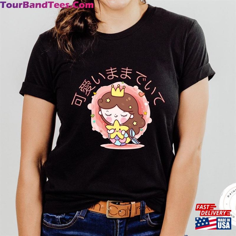 Kawaii Stay Cute Shirt Anime T-Shirt Mermaid Unisex Classic 29Uf147526 – Utopia Fashion