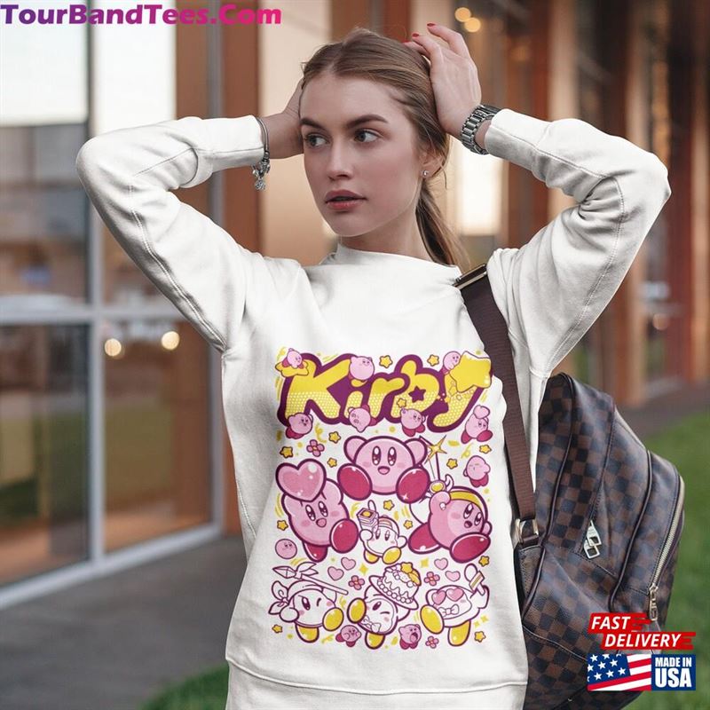 Kirby Face Classic Retro Gaming Premium Unisex Heavy Blend Crewneck Sweatshirt 29Uf142100 – Utopia Fashion