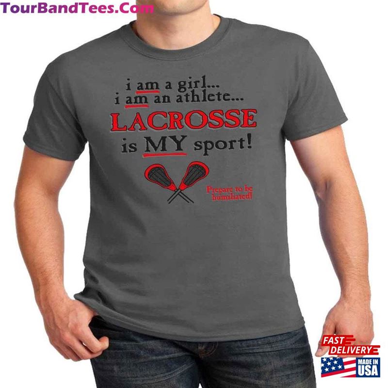 Lacrosse Is My Sport Funny T-Shirt Novelty Adult Unisex Classic 29Uf142128 – Utopia Fashion