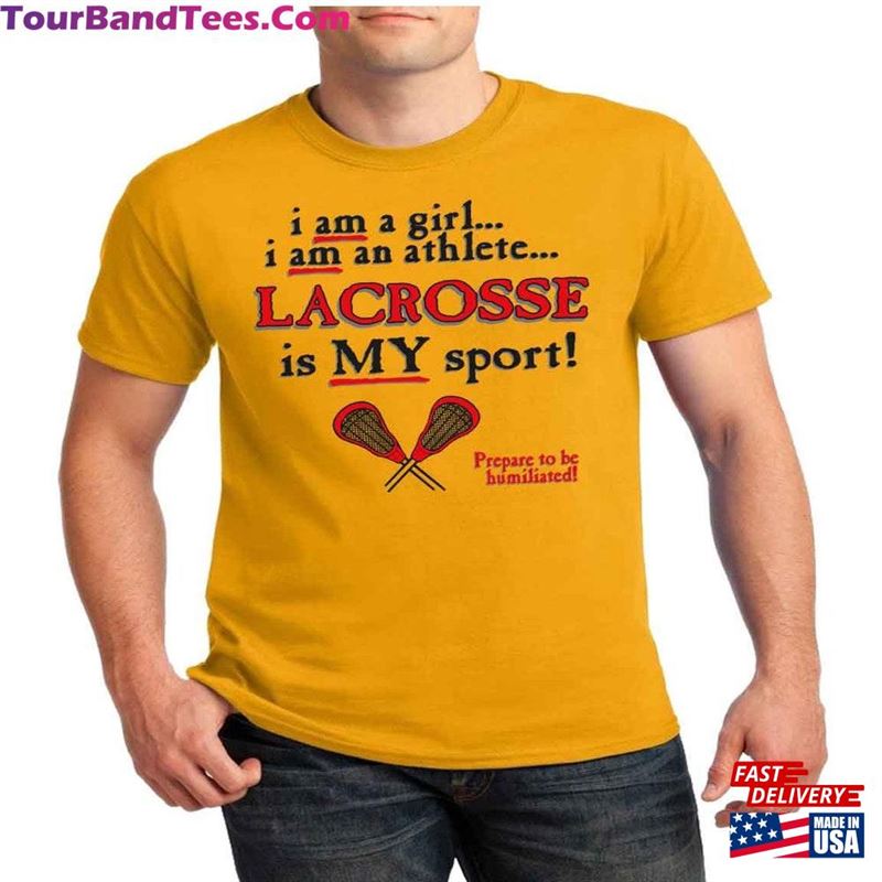 Lacrosse Is My Sport Funny T-Shirt Novelty Adult Unisex Classic 29Uf142128 – Utopia Fashion