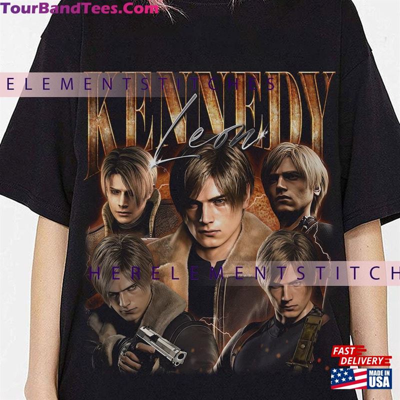 Leon S Kennedy Vintage T-Shirt Shirt Hoodie Unisex 29Uf164492 – Utopia Fashion