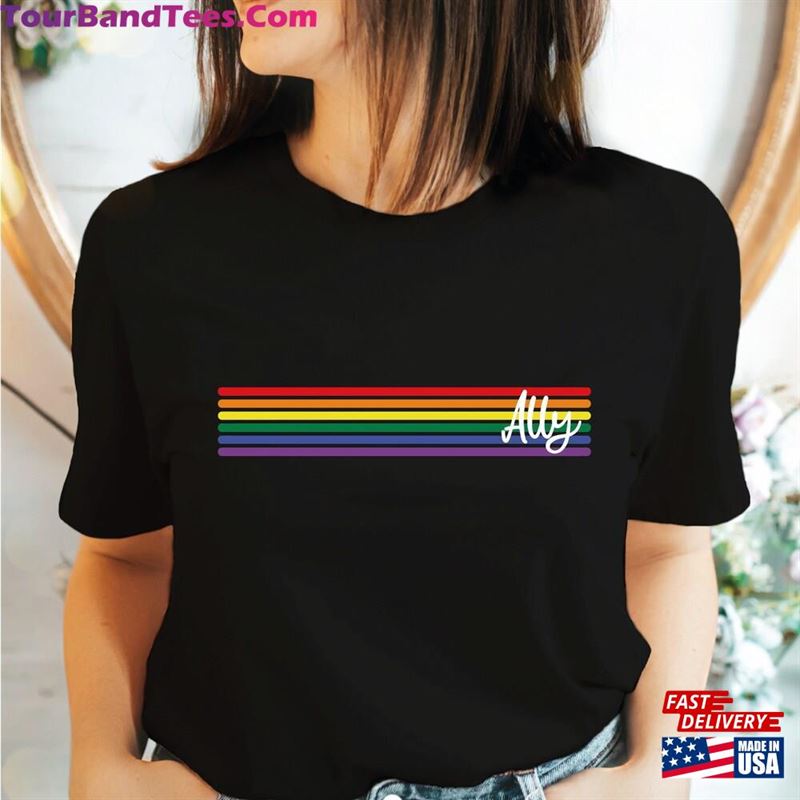 Lgbtq Ally Shirt Pride For Rainbow T-Shirt Unisex 29Uf164210 – Utopia Fashion