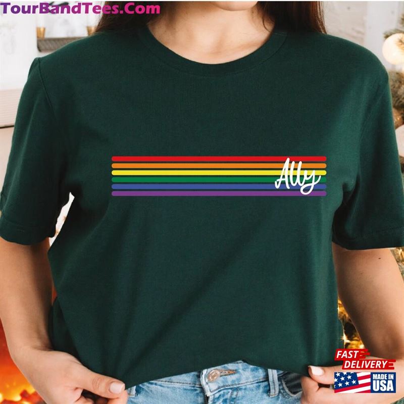 Lgbtq Ally Shirt Pride For Rainbow T-Shirt Unisex 29Uf164210 – Utopia Fashion