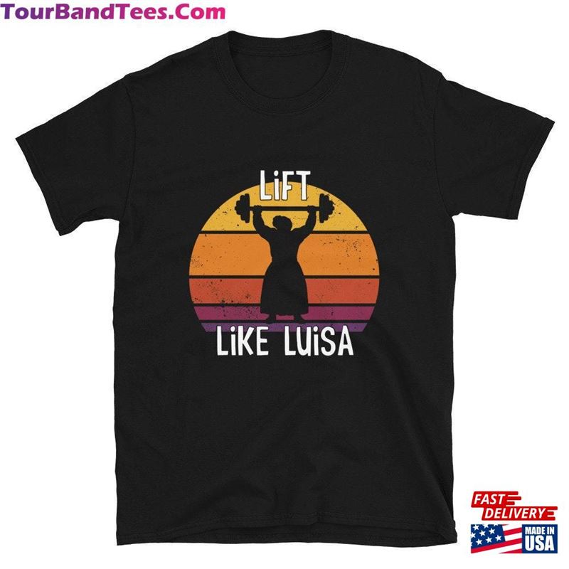 Lift Like Luisa Shirt Disney Workout Run Sunset Short Sleeve Unisex T-Shirt Hoodie Classic 29Uf157105 – Utopia Fashion