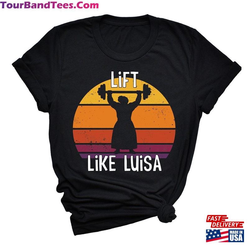 Lift Like Luisa Shirt Disney Workout Run Sunset Short Sleeve Unisex T-Shirt Hoodie Classic 29Uf157105 – Utopia Fashion