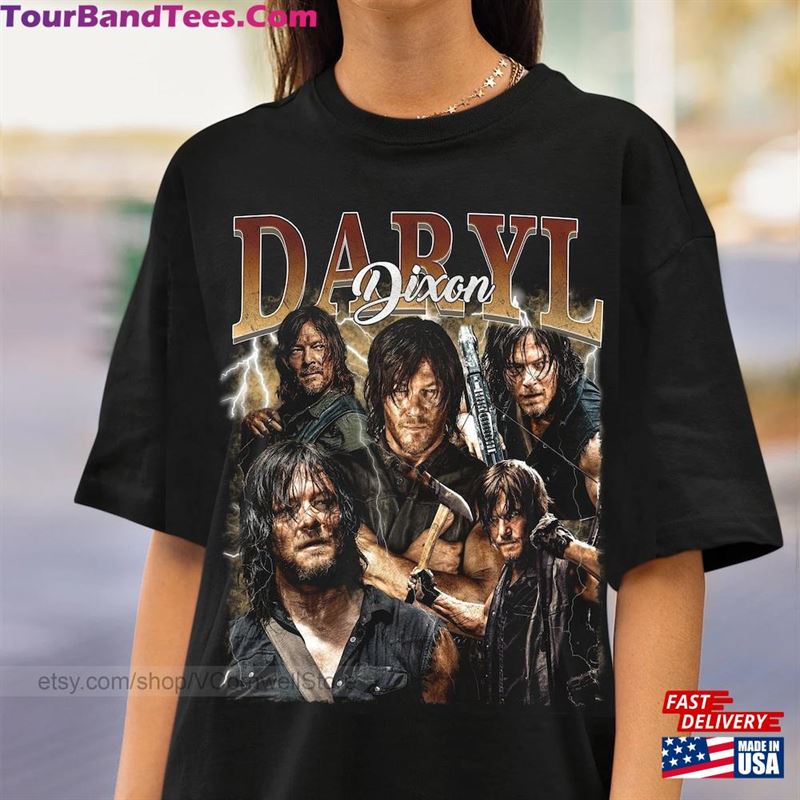 Limited Daryll Dixoon Vintage 90S Grapic Tee Horror Movie Unisex Scary T-Shirt Hoodie 29Uf164555 – Utopia Fashion