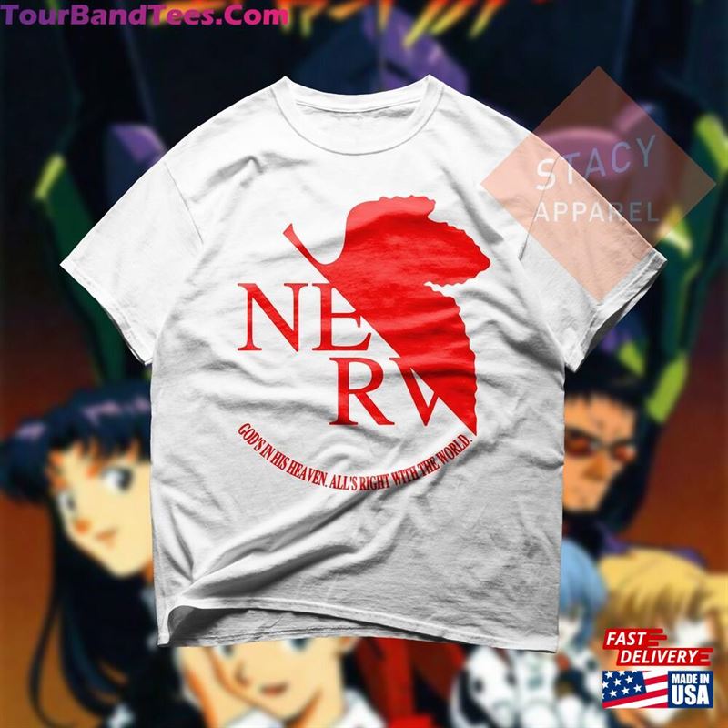 Limited Neon Genesis Evangelion T-Shirt Nerv Tee Sweatshirt 29Uf163722 – Utopia Fashion