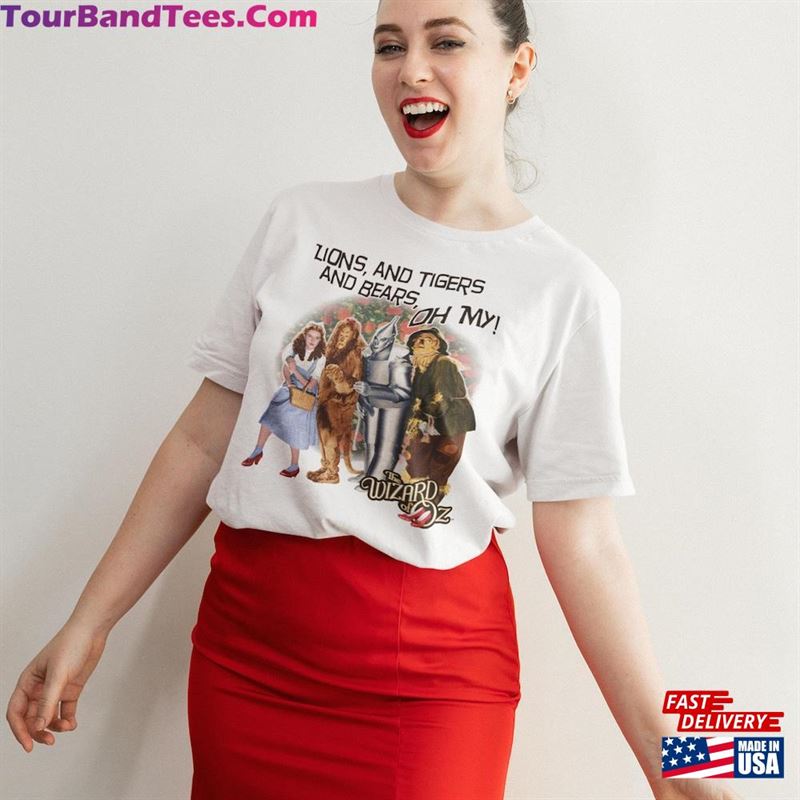 Lions And Tigers Bears The Wizard Of Oz Vintage T-Shirt Shirt Fantasy Movie Sweatshirt 29Uf147041 – Utopia Fashion