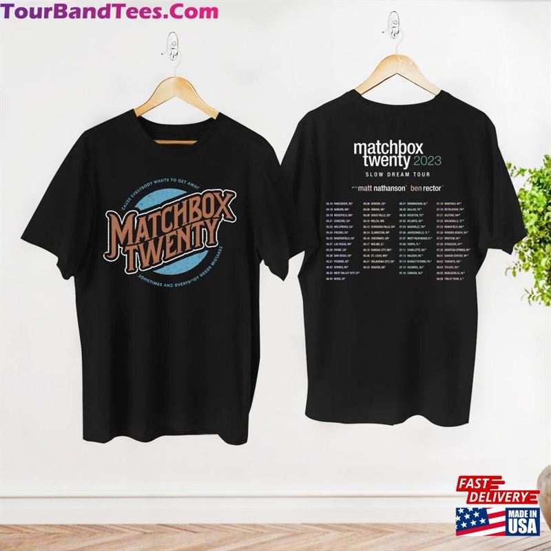 Logo Matchbox Twenty Band Shirt Slow Dream Tour Mb20 T-Shirt Unisex 29Uf152252 – Utopia Fashion