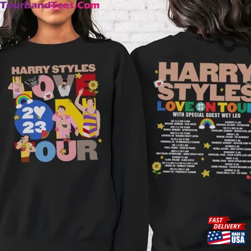 Love On Tour Shirt Harry T-Shirt Doubled Side Ts Hoodie Sweatshirt 29Uf163387 – Utopia Fashion