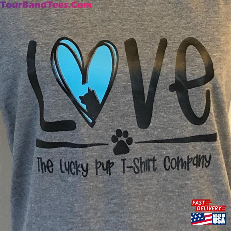 Love The Original Lucky Pup T-Shirt Company Tee Dog Lover Help Rescues Classic Unisex 29Uf163659 – Utopia Fashion