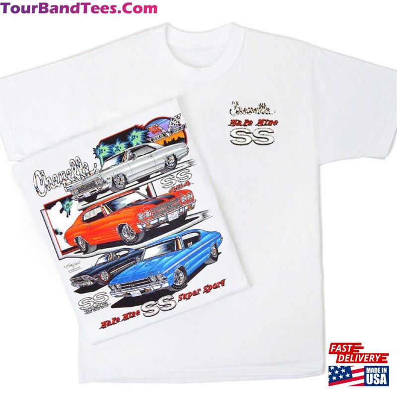 Make Mine Ss Chevelle White T-Shirt Hs Ss396 Ss454 Chevrolet Chevy Sweatshirt Classic 29Uf163953 – Utopia Fashion