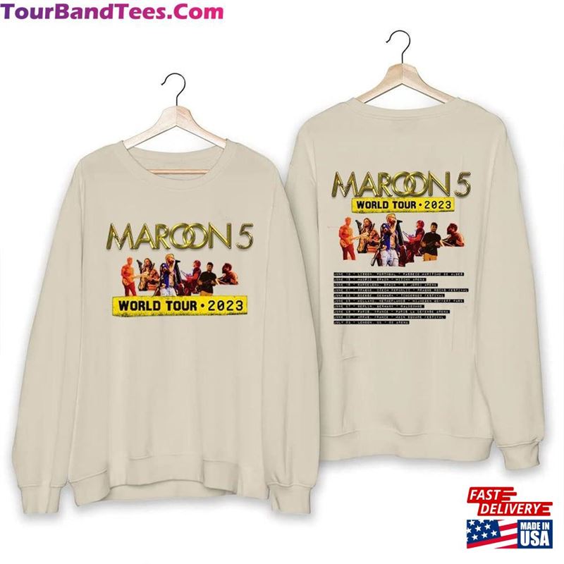 Maroon World Tour Shirt The Residency Graphic Merch Hoodie T-Shirt 29Uf157107 – Utopia Fashion