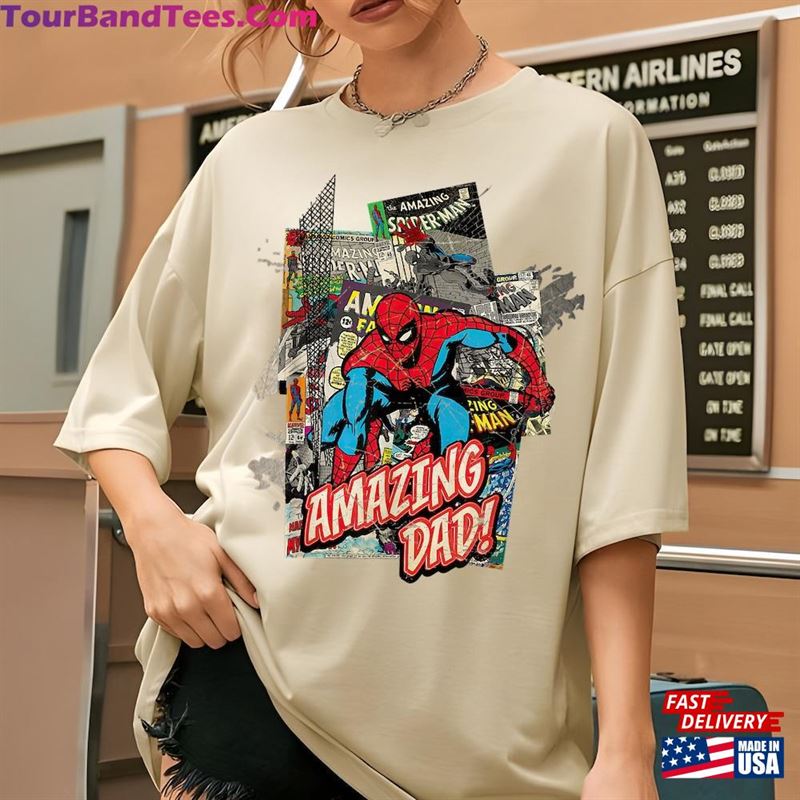 Marvel Spider Man Amazing Dad Comfort Colors Shirt Sweatshirt Hoodie 29Uf152560 – Utopia Fashion