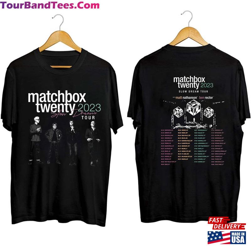 Matchbox Twenty Slow Dream Tour Shirt Band Fan T-Shirt Classic 29Uf162921 – Utopia Fashion