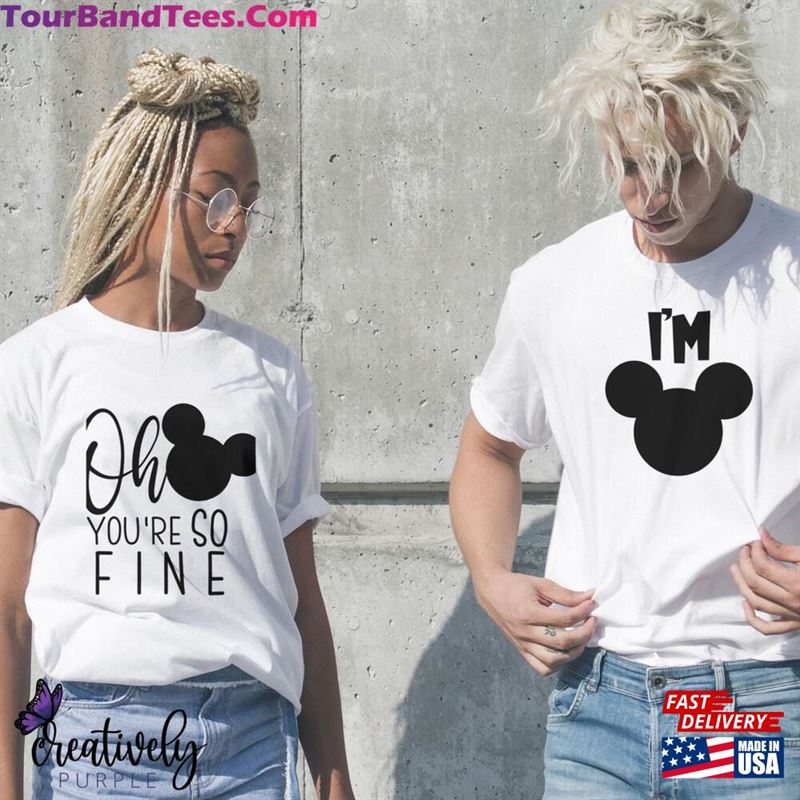 Matching Couples Design Oh Mickey You’Re So Fine I Classic T-Shirt 29Uf147084 – Utopia Fashion