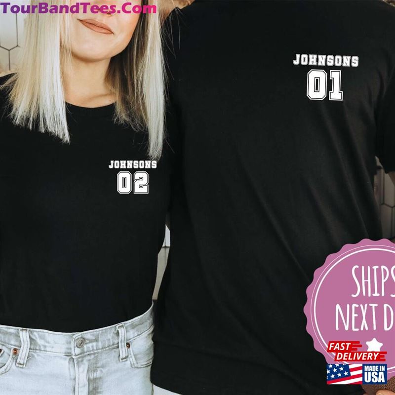 Matching Family Shirts Personalized Last Name For Couples Custom T-Shirt Hoodie 29Uf152031 – Utopia Fashion