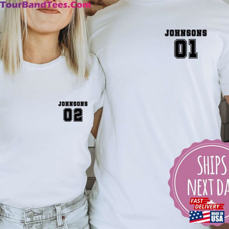 Matching Family Shirts Personalized Last Name For Couples Custom T-Shirt Hoodie 29Uf152031 – Utopia Fashion