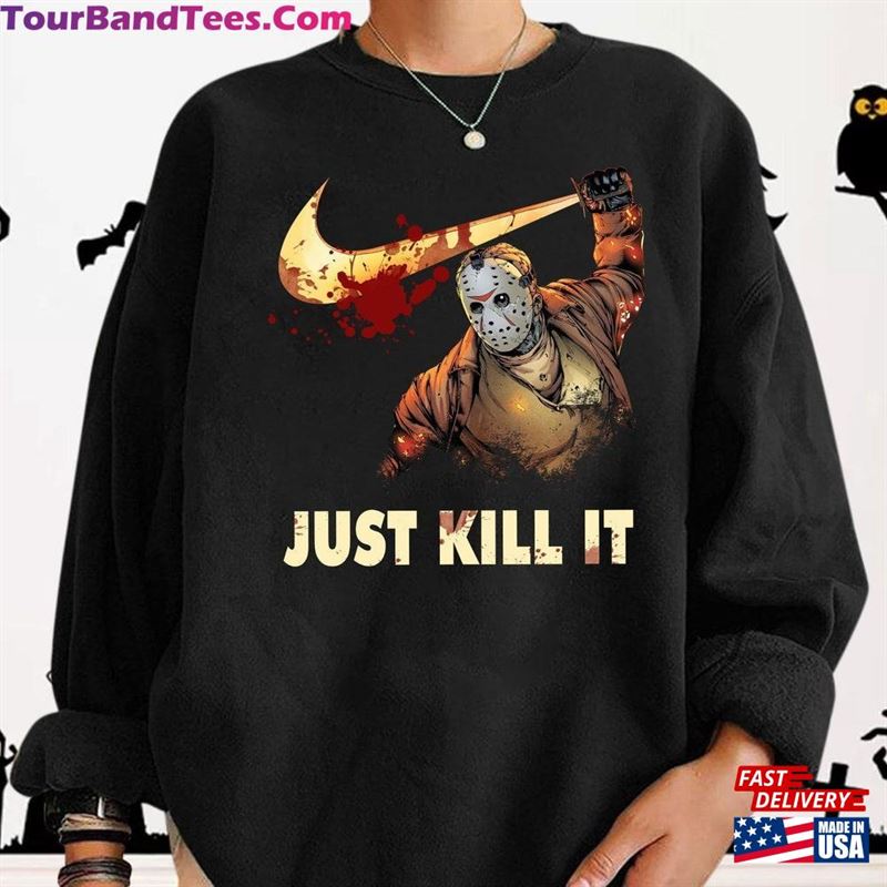 Michael Myers Just Do It Halloween T-Shirt Horror Movie Sweatshirt Shirt Classic Unisex 29Uf152607 – Utopia Fashion