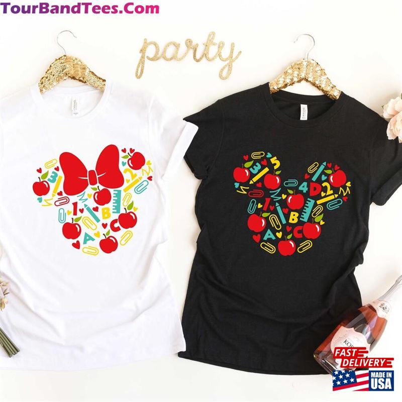 Mickey And Minnie Back To School Shirt Disney Unisex T-Shirt 29Uf163217 – Utopia Fashion