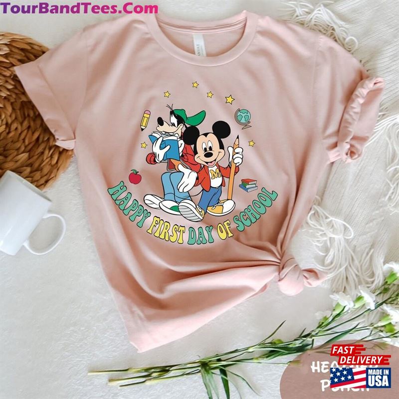 Mickey Happy First Day Of School T-Shirt And Friend Shirt Disney Hoodie Unisex 29Uf152073 – Utopia Fashion