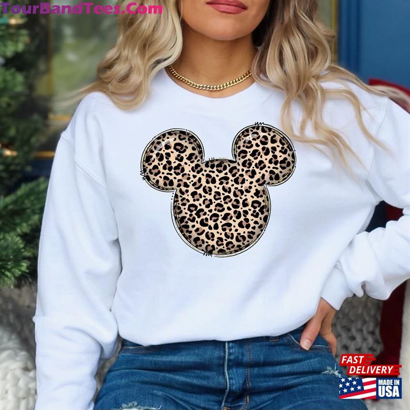 Mickey Mouse Leopard Sweatshirt Hoodie Classic 29Uf142140 – Utopia Fashion