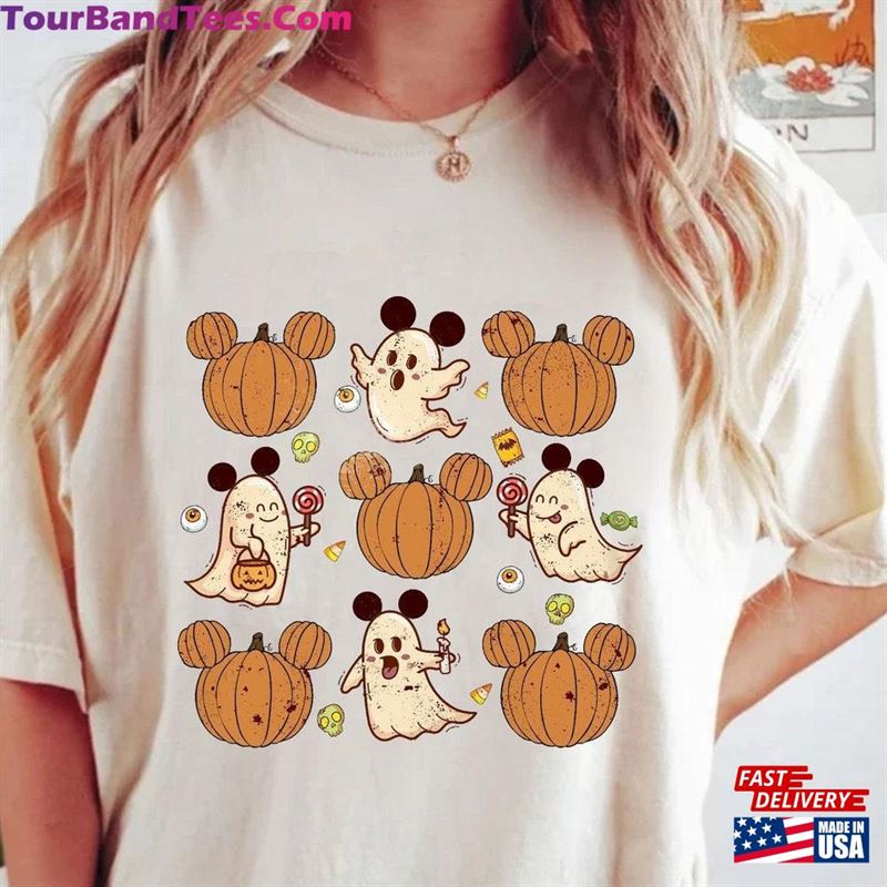 Mickey Pumpkins Head Comfort Colors Shirt Boo Halloween Disney Spooky Season Unisex Sweatshirt 29Uf163808 – Utopia Fashion