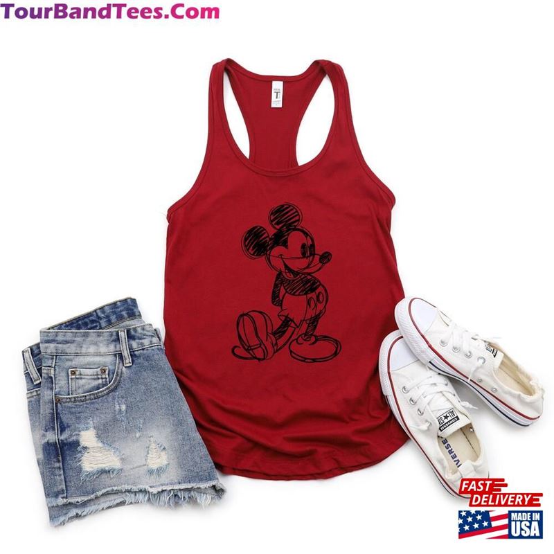 Mickey Tank Women’S Disney Top Sweatshirt Hoodie 29Uf142370 – Utopia Fashion