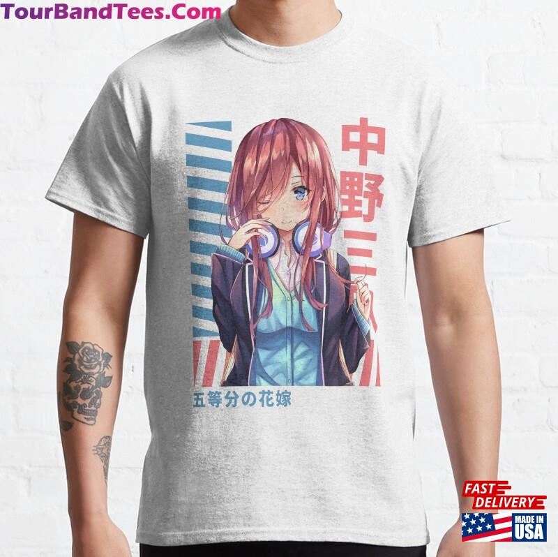 Miku Nakano Classic T-Shirt Unisex 29Uf163502 – Utopia Fashion