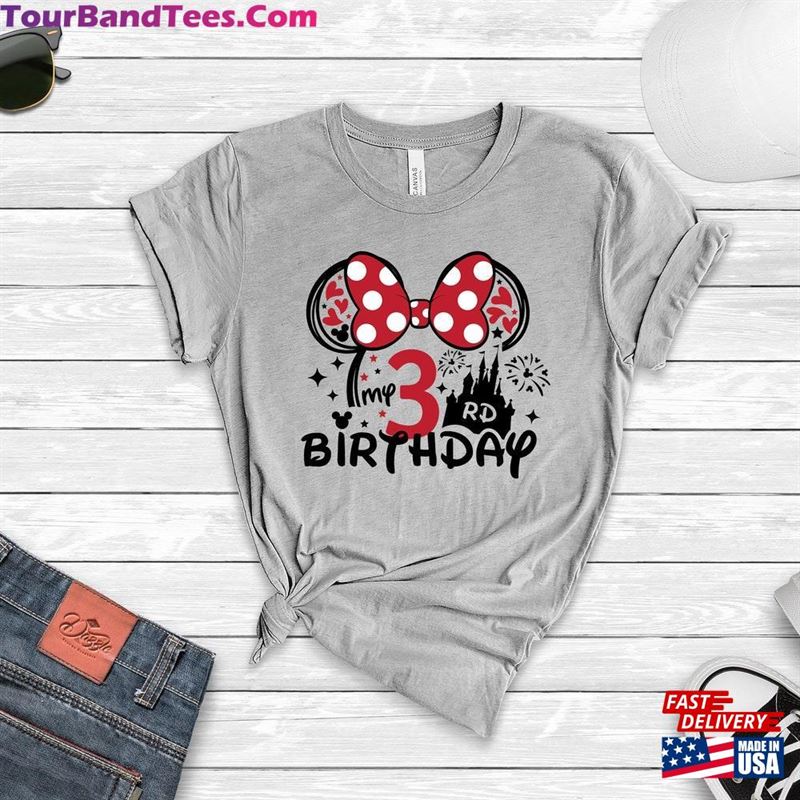 Minnie 3Rd Birthday Shirt Tee Year Old Classic Hoodie 29Uf147168 – Utopia Fashion