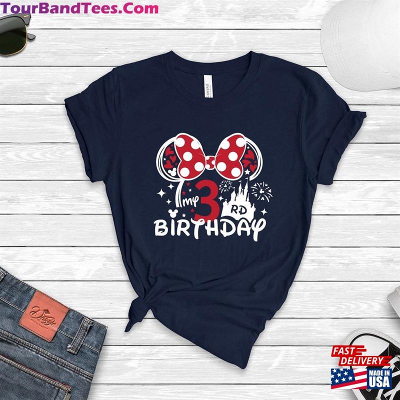 Minnie 3Rd Birthday Shirt Tee Year Old Classic Hoodie 29Uf147168 – Utopia Fashion