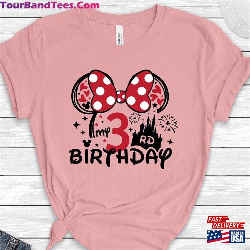 Minnie 3Rd Birthday Shirt Tee Year Old Classic Hoodie 29Uf147168 – Utopia Fashion