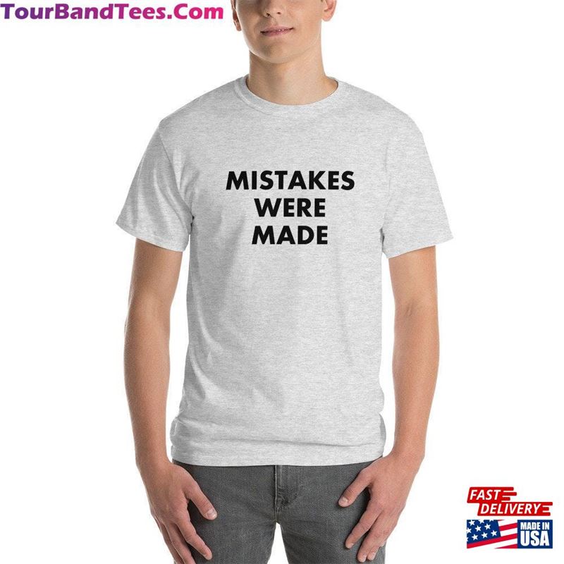 Mistakes Were Made Short Sleeve T-Shirt Classic 29Uf147210 – Utopia Fashion