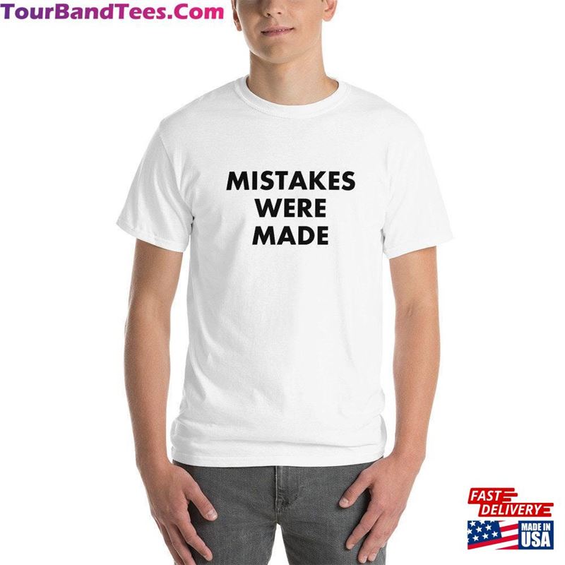 Mistakes Were Made Short Sleeve T-Shirt Classic 29Uf147210 – Utopia Fashion