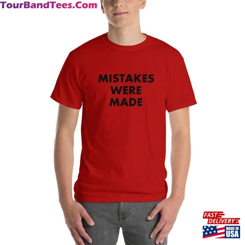 Mistakes Were Made Short Sleeve T-Shirt Classic 29Uf147210 – Utopia Fashion