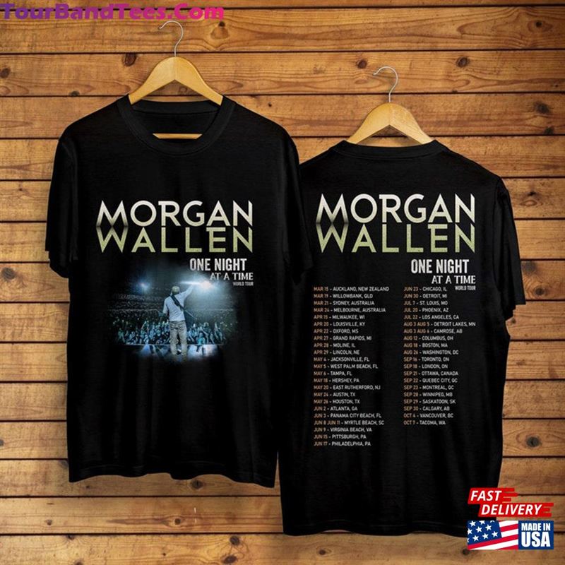 Morgan Wallen Tour Tee One Night At A Time Shirt Unisex T-Shirt 29Uf142524 – Utopia Fashion