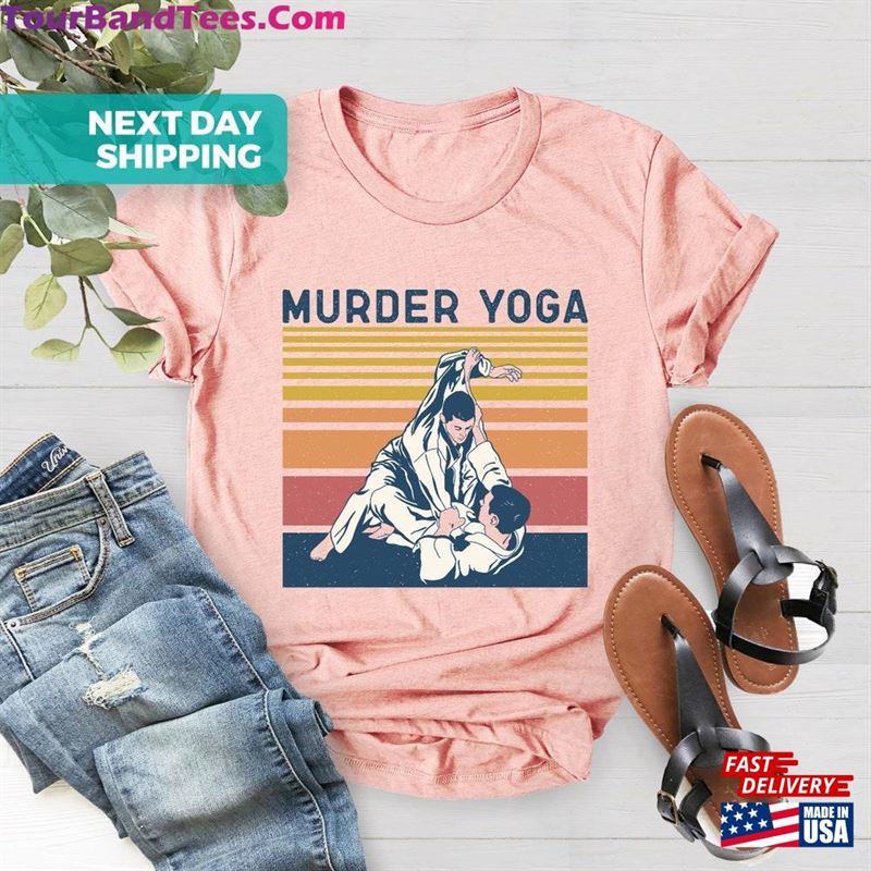 Murder Yoga Shirt Brazilian Jiu Jitsu T-Shirt Sweatshirt 29Uf157378 – Utopia Fashion